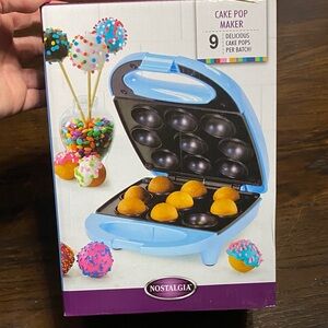 Nostalgia Light Blue Cake Pop Maker- Makes 9